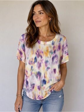 Nally & Millie Short Sleeve Tie-Dye Tee
